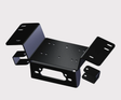 KFI winch mount for Honda Pioneer 700/700-4, steel, black powder-coated, easy-fit.