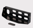 Winch mount for John Deere Gator XUV 625i/855D UTV; black steel, two-piece kit with mounting plate