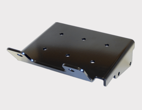 KFI winch mount for Suzuki King Quad 400 LTF, powder-coated black, heavy-duty ATV frame part