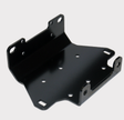 KFI winch mount bracket, black USA-made quarter-inch steel, for Yamaha YFM 550/700 Grizzly ATV (2007–2014)