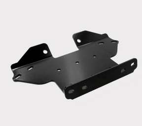 Winch mount for Kawasaki KVF 650/750 ATV by ATV City, black powder-coated steel