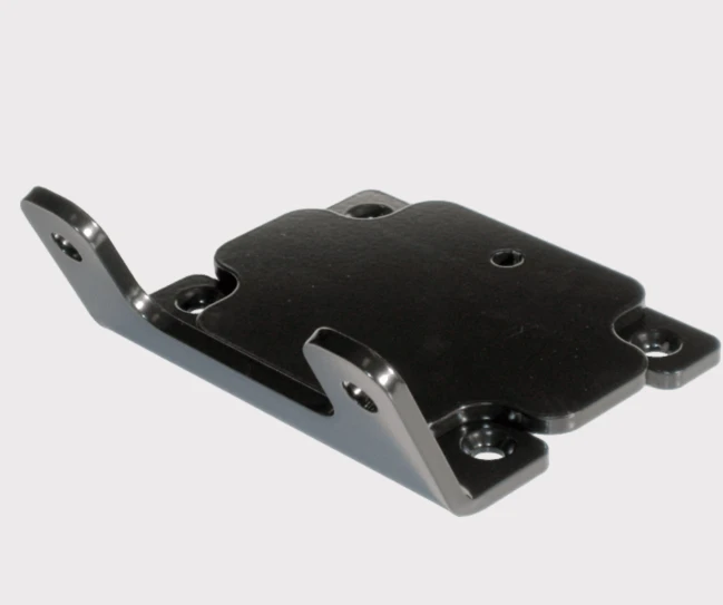 KFI winch mount for Yamaha Grizzly/YFM Kodiak ATVs, black steel plate