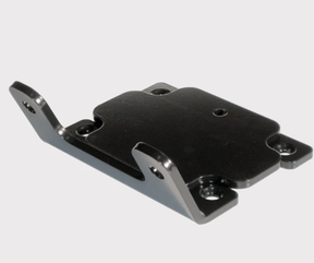 KFI winch mount for Yamaha Grizzly/YFM Kodiak ATVs, black steel plate