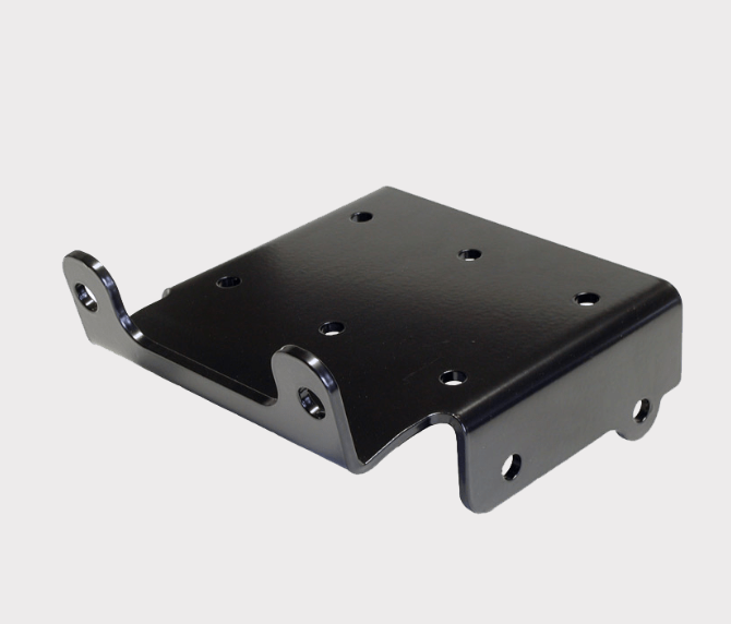 KFI winch mount for Suzuki King Quad 450/500/700/750 ATV 2005, black steel front-mount bracket