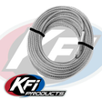 KFI ATV winch cable, galvanized steel rope for A2500/A3000 winches, 2500-3500 lb