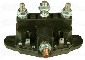 Polarity switch for Ramsey winch reversing DC contactor LRW6000, 12V, black housing with metal terminal studs