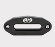 KFI aluminium hawse fairlead for ATV, black, 4.875 in bolt pattern, compatible with 2500-5000 lb winches