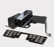 KFI Polaris Ranger 2-Inch Hitch Receiver in black steel with two mounting plates