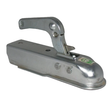 KFI 50mm trailer tow hitch for ATVs/UTVs, heavy-duty chrome finish