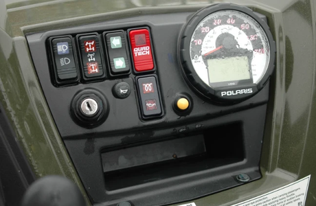 Road legal kit for Polaris Ranger dash panel with LED indicators and wiring harness