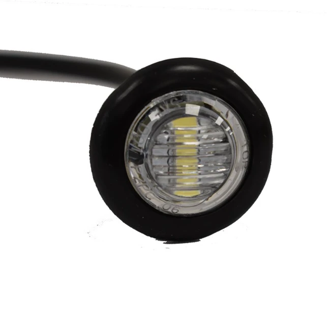 Quadtech road-legal ATV side light with wiring loom, LED, black bezel