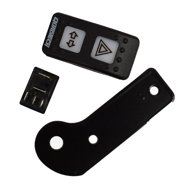 Road Legal Kit for Kawasaki Mule SX ATV - Quadtech - 3-piece set - black switch panel