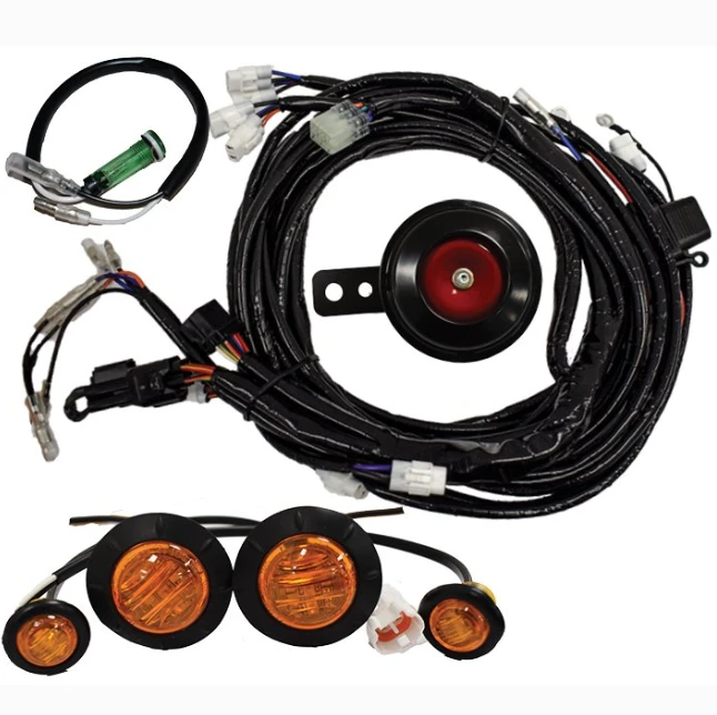 Quadtech Road Legal Tail Light Kit for Can-Am Outlander 650–1000cc, UK approved; wiring loom and 4 amber indicators