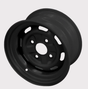 ATV City black steel wheel rim 12x6 4x110 PCD 15 offset for Honda TRX350 TRX420 TRX500 Grizz Yamaha ATV