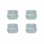 Wheel spacer nuts, 3/8 in, 24-thread, four-pack by ATV City for ATV/quad wheels, metallic