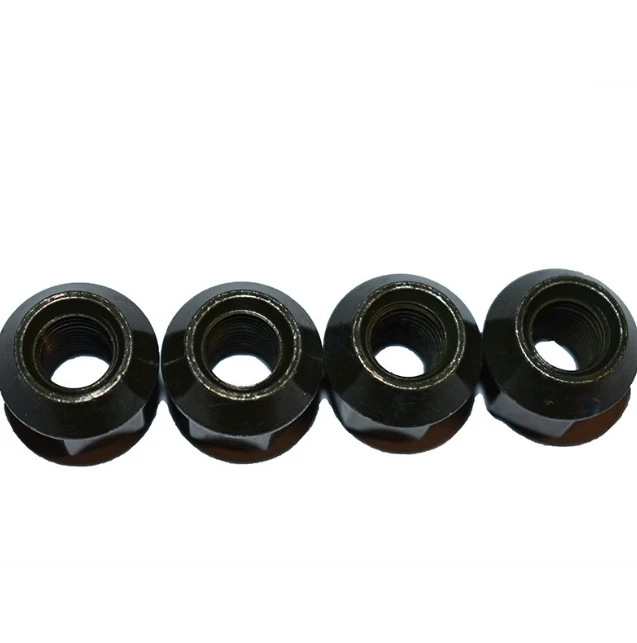 Wheel Lug Kits, 4 black lug nuts for Kawasaki/Yamaha ATVs, ATV City
