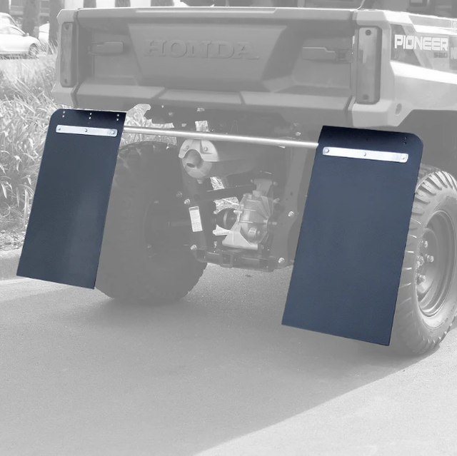 Mudflap kit for Honda Pioneer 520 UTV, pair of blue Fender Flares
