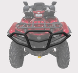Front bumper kit by DGT Agri for Yamaha Grizzly 700 and Kodiak 700, steel CNC-bent, black
