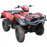 Hyper Front Bumper Kit for Suzuki King Quad 500/750 (2019–2026), powder-coated steel.