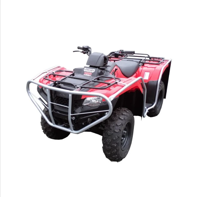 Bull Bar Kit for Honda TRX ATV with silver front bumper