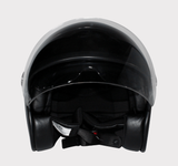 Hyper open-face helmet, black, small 55-56 cm, ECE 22-06