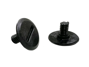 Screws for ARC helmet, ARC A-202, black round-head machine screws, pair