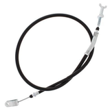 Rear foot brake cable for Yamaha ATVs (YFM350/YFM400 2003-2011), black with metal end fittings