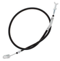 Rear foot brake cable for Yamaha ATVs (YFM350/YFM400 2003-2011), black with metal end fittings