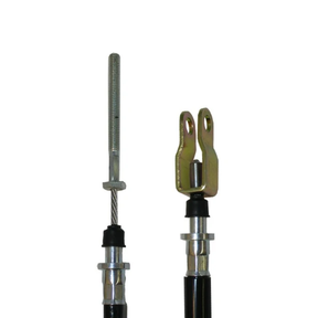 Foot Brake Cable for Yamaha YFM Grizzly IRS 350/450 (2008–2014) OEM replacement, two-piece with threaded adjuster and clevis ends
