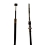 Hand brake cables (2) black for Yamaha YFM 350 Grizzly IRS 2007–2011 and YFM 450 Grizzly IRS 2008–2014