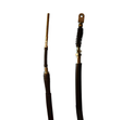 Rear foot brake cable with dual end fittings for Suzuki King Quad LT A450X A500X A700X A750X, OEM replacement