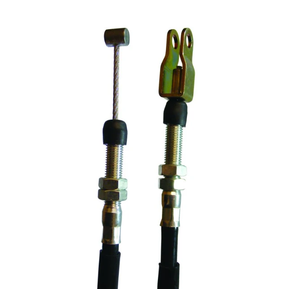 Left Hand Brake Cable pair for Kawasaki Mule 3010/4010 2007-2013, with threaded adjusters