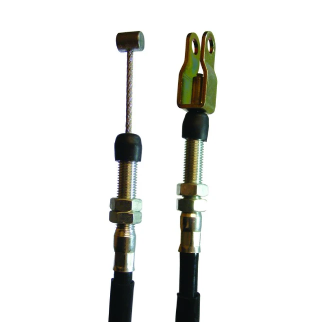 Left Hand Brake Cable pair for Kawasaki Mule 3010/4010 2007-2013, with threaded adjusters