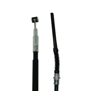 Hand brake cables (2) for Honda TRX450 Foreman 1998-2004, OEM spec, black with silver fittings, ATV City