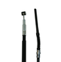 Hand brake cables (2) for Honda TRX450 Foreman 1998-2004, OEM spec, black with silver fittings, ATV City