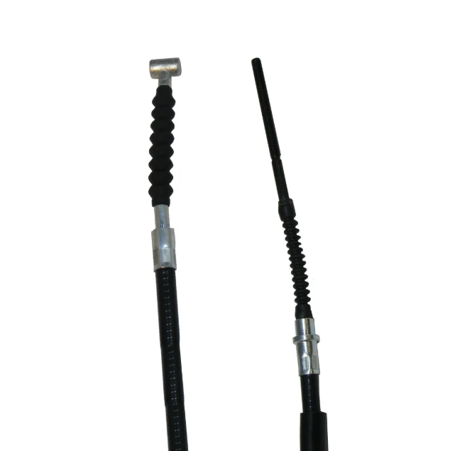 Foot brake cable for Honda TRX 450 1998-2004, ATV City replacement, black cable with metal fittings (2 pcs)