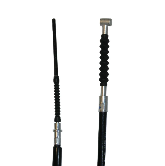 Foot brake cables(2), black with metal fittings, ATV City brake line for Honda TRX 350 2000-2006 and TRX 400FW 1995-2001