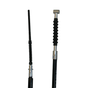 Foot brake cables(2), black with metal fittings, ATV City brake line for Honda TRX 350 2000-2006 and TRX 400FW 1995-2001
