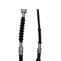Foot brake cable pair with black rubber grip and metal fittings for Honda TRX300 FourTrax 1993 to 2000