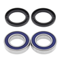 Hyper rear wheel bearing and seal kit for Suzuki quad bike ATV 2000-onwards, blue-sealed bearings, set of 4