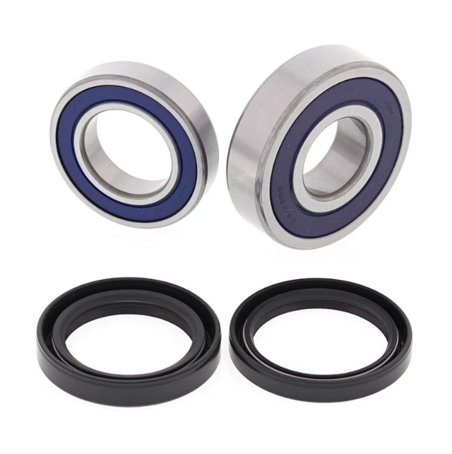 Hyper wheel bearing kit for Honda TRX420/TRX500 rear solid axle (2014–2018), ABEC3, 4-piece with blue-sealed bearings