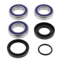 Hyper rear wheel bearing and seal kit for Honda TRX 250 Recon rear wheel (1997–2011), six-piece blue-sealed bearings.