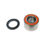 Hyper Wheel Bearing Kit for Can Am & Kawasaki Mule Pro Dx front hub assemblies; 2pc with bearing and orange-seal ring.
