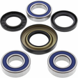 Hyper wheel bearing and seal kit for Honda TRX 350/400/450/500 rear ATV 6-piece set with blue seals UK replacement