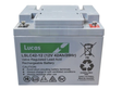 JFC Agri AGM battery for ATV Milk Kart, 12V 42Ah, grey case with Lucas label