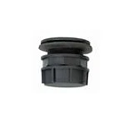 JFC Agri 1.5-inch drain plug with neoprene seal for Milk Kart, black, easy-clean