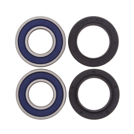 Wheel Bearing Kit by ATV City for Honda ATV, 4-piece set with blue bearing seals and black seals
