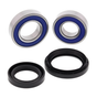 Front wheel bearing kit 4-pc for Honda ATV TRX 420 TM/TE 2007–2008 and TRX 500 TM 2005–2006 with blue-sealed bearings