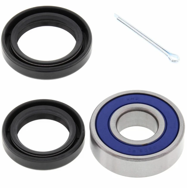 Hyper Lower Steering Stem Bearing Kit for Honda TRX quads (1990-2008) with blue inner bearing and seals