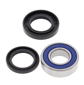 Lower Steering Bearing Kit for Honda ATVs, 3-piece set with blue-sealed bearing and black seals